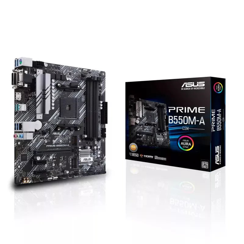 Placa base ASUS Prime B550M-A/CSM AMD B550 Socket AM4 micro ATX