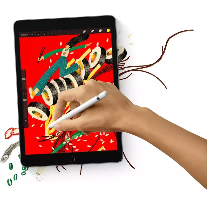 Tableta Apple iPad 10,2" de 9.ª generación 256 GB Wi-Fi (802.11ac), 25,9 cm, A13, iPadOS 15, 8 MP/12 MP, gris (MK2N3FD/A)