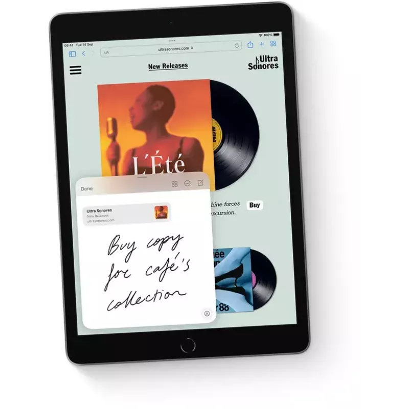 Tableta Apple iPad 10,2" de 9.ª generación 256 GB Wi-Fi (802.11ac), 25,9 cm, A13, iPadOS 15, 8 MP/12 MP, gris (MK2N3FD/A)