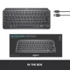 Teclado LOGITECH Minimalist Wireless Illuminated - MX KEYS MINI - Grafito - Qwertz Alemán