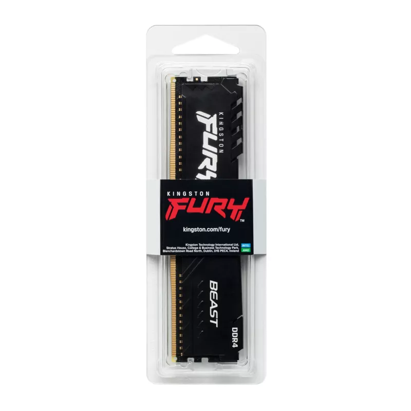 Kingston Technology FURY Beast 32GB 3200MT/s DDR4 CL16 DIMM Negro