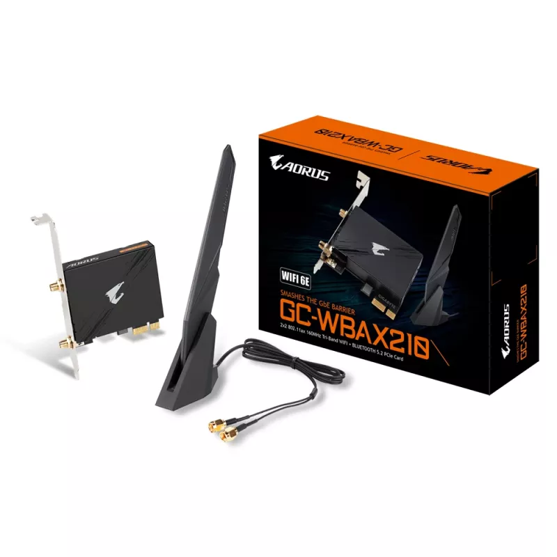 GIGABYTE GC-WBAX210 tarjeta de red interna WLAN / Bluetooth 2400 Mbit/s