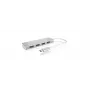 ICY BOX IB-HUB1425-C3 USB 3.2 Gen 1 (3.1 Gen 1) Type-C 5000 Mbit/s plateado