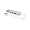 ICY BOX IB-HUB1425-C3 USB 3.2 Gen 1 (3.1 Gen 1) Type-C 5000 Mbit/s plateado