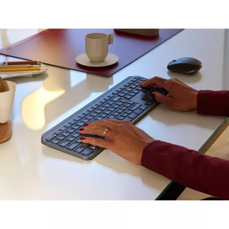 LOGITECH MX Keys For Business - Graphite - alemán Qwertz