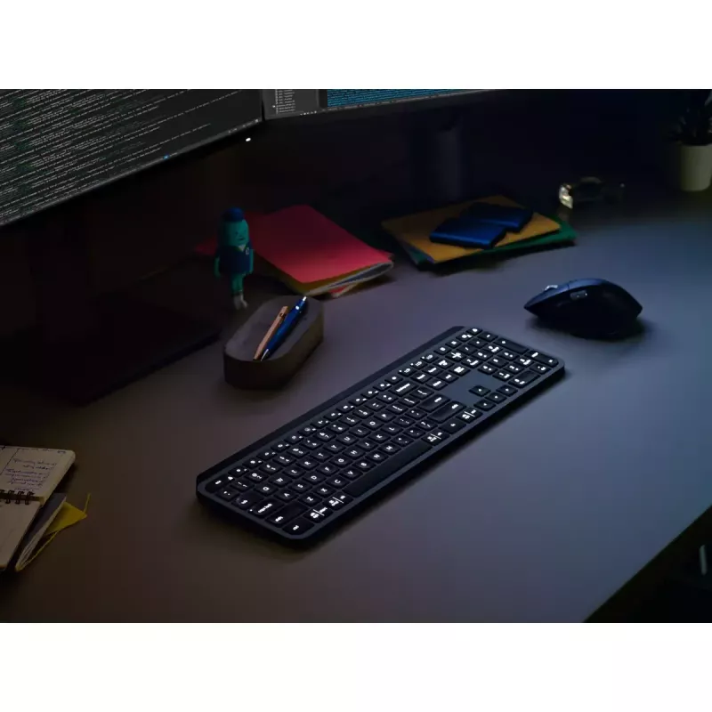 LOGITECH MX Keys For Business - Graphite - alemán Qwertz