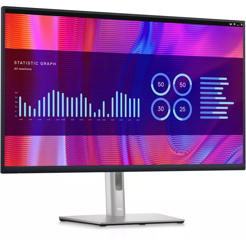 DELL P Series P3223DE monitor de ordenador 80 cm (31,5 pulgadas) 2560 x 1440 píxeles Quad HD LCD negro