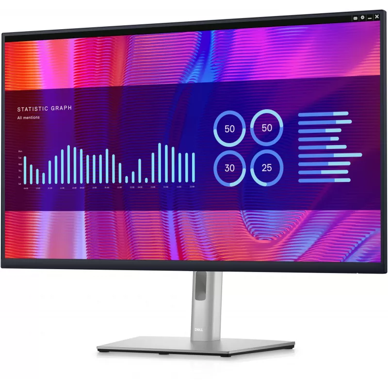 DELL P Series P3223DE monitor de ordenador 80 cm (31,5 pulgadas) 2560 x 1440 píxeles Quad HD LCD negro