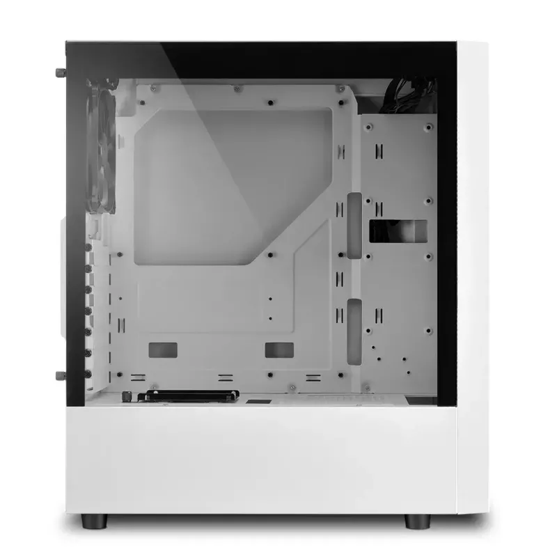 Caja de PC Sharkoon RGB Slider Midi Tower blanca