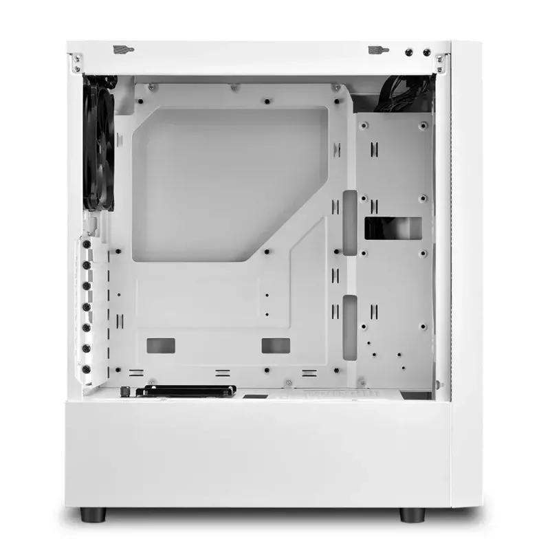 Caja de PC Sharkoon RGB Slider Midi Tower blanca