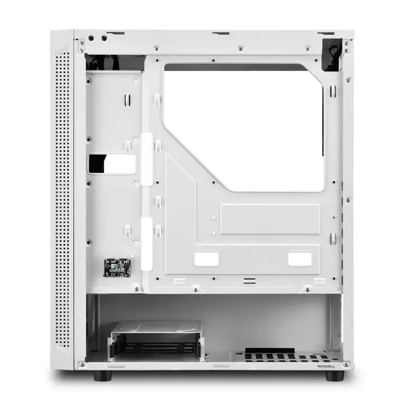 Caja de PC Sharkoon RGB Slider Midi Tower blanca