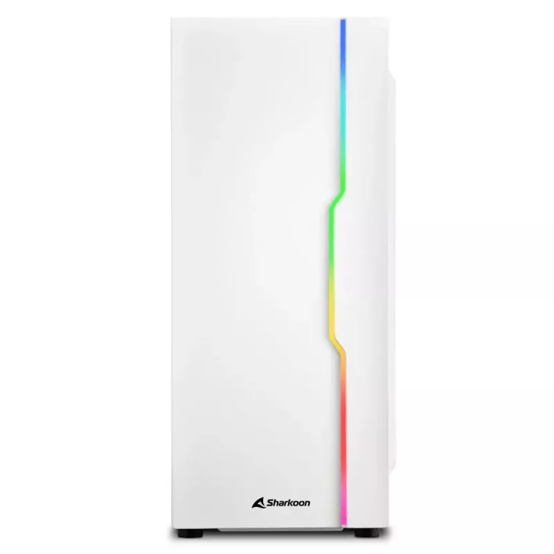 Caja de PC Sharkoon RGB Slider Midi Tower blanca