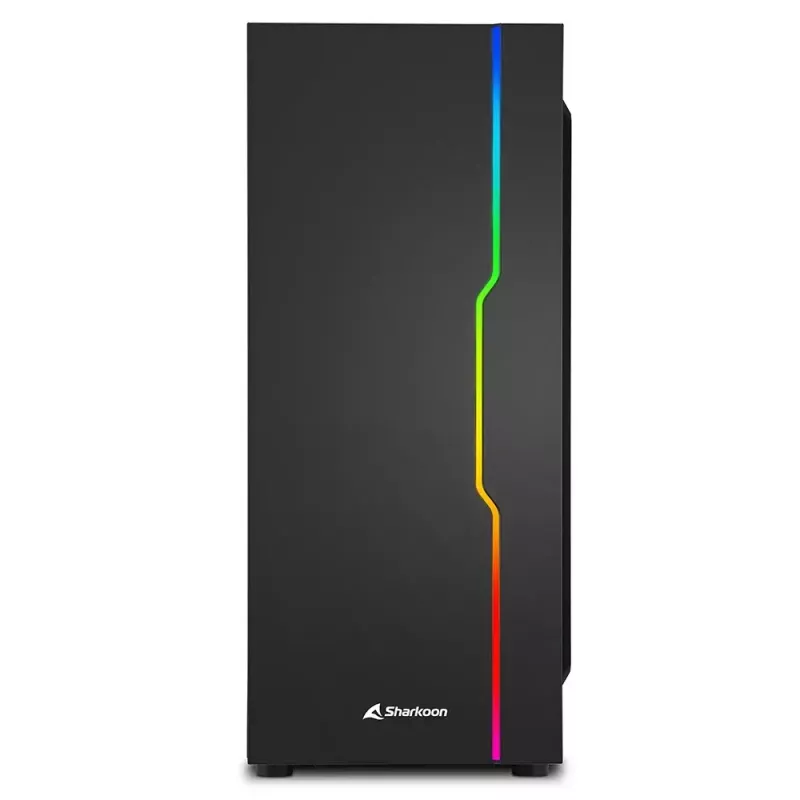 Caja de PC Sharkoon RGB Slider Midi Tower negra