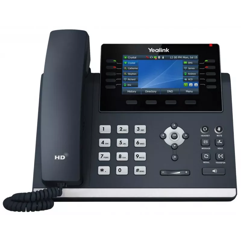 Teléfono IP Yealink SIP-T46U gris LCD Wi-Fi