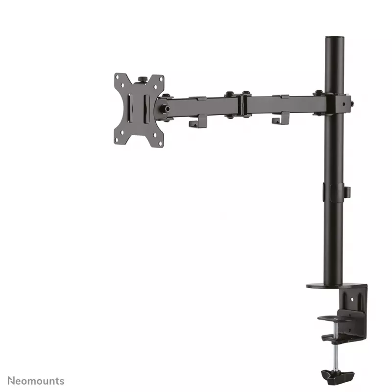 Brazo para monitor Neomounts FPMA-D550 negro 10-32 inch, pinza de mesa/pasacables de mesa, 8 kg, 25,4 cm (10 inch), 81,3 cm (32 inch), 100 x 100 mm, negro