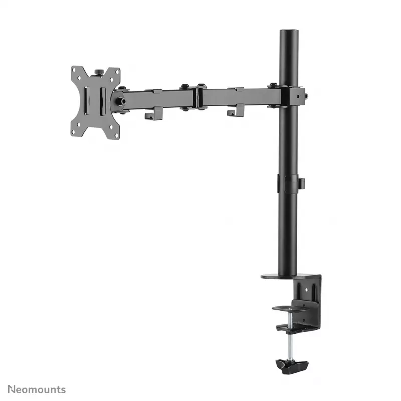 Brazo para monitor Neomounts FPMA-D550 negro 10-32 inch, pinza de mesa/pasacables de mesa, 8 kg, 25,4 cm (10 inch), 81,3 cm (32 inch), 100 x 100 mm, negro