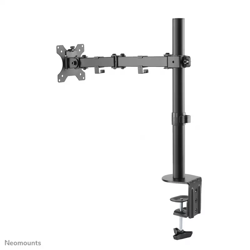 Brazo para monitor Neomounts FPMA-D550 negro 10-32 inch, pinza de mesa/pasacables de mesa, 8 kg, 25,4 cm (10 inch), 81,3 cm (32 inch), 100 x 100 mm, negro