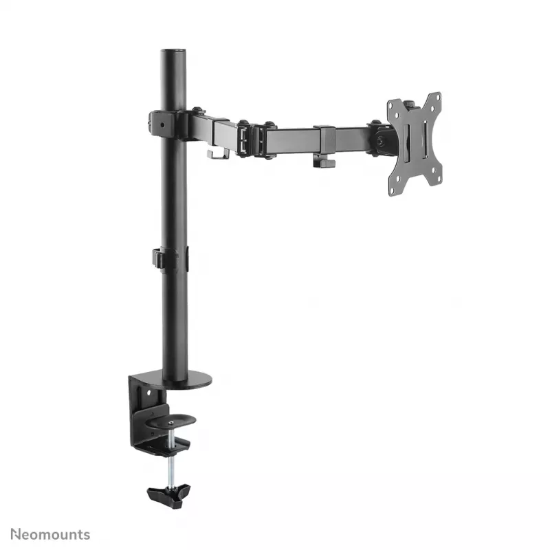 Brazo para monitor Neomounts FPMA-D550 negro 10-32 inch, pinza de mesa/pasacables de mesa, 8 kg, 25,4 cm (10 inch), 81,3 cm (32 inch), 100 x 100 mm, negro
