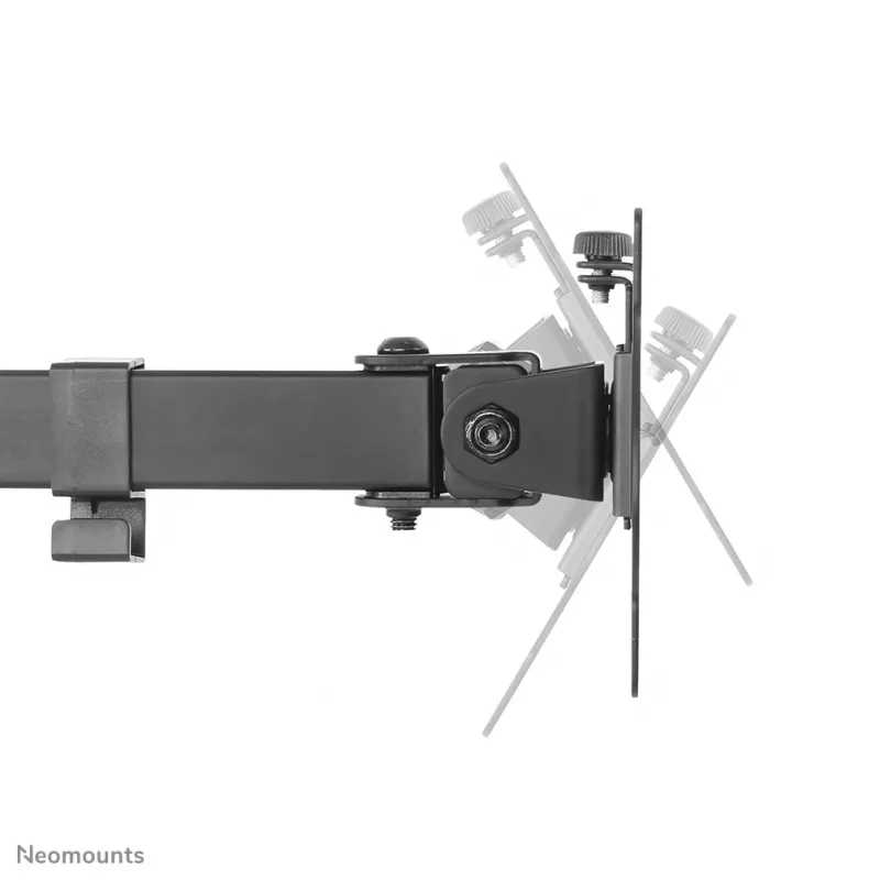 Brazo para monitor Neomounts FPMA-D550 negro 10-32 inch, pinza de mesa/pasacables de mesa, 8 kg, 25,4 cm (10 inch), 81,3 cm (32 inch), 100 x 100 mm, negro