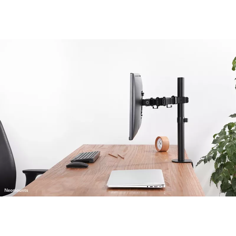 Brazo para monitor Neomounts FPMA-D550 negro 10-32 inch, pinza de mesa/pasacables de mesa, 8 kg, 25,4 cm (10 inch), 81,3 cm (32 inch), 100 x 100 mm, negro