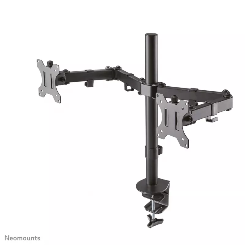 Brazo para monitor Neomounts FPMA-D550D negro 10-32 inch, pinza de mesa/pasacables de mesa, 8 kg, 25,4 cm (10 inch), 81,3 cm (32 inch), 100 x 100 mm, negro