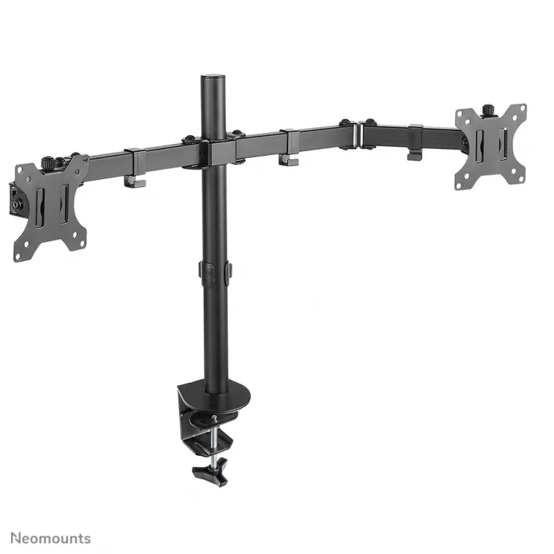 Brazo para monitor Neomounts FPMA-D550D negro 10-32 inch, pinza de mesa/pasacables de mesa, 8 kg, 25,4 cm (10 inch), 81,3 cm (32 inch), 100 x 100 mm, negro
