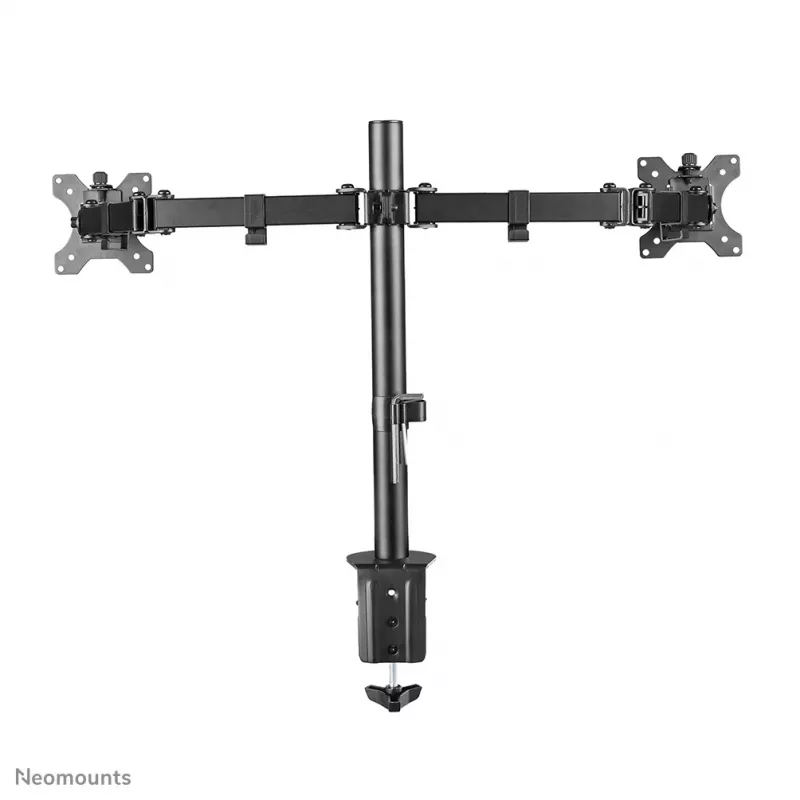 Brazo para monitor Neomounts FPMA-D550D negro 10-32 inch, pinza de mesa/pasacables de mesa, 8 kg, 25,4 cm (10 inch), 81,3 cm (32 inch), 100 x 100 mm, negro