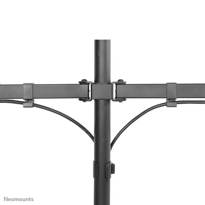 Brazo para monitor Neomounts FPMA-D550D negro 10-32 inch, pinza de mesa/pasacables de mesa, 8 kg, 25,4 cm (10 inch), 81,3 cm (32 inch), 100 x 100 mm, negro