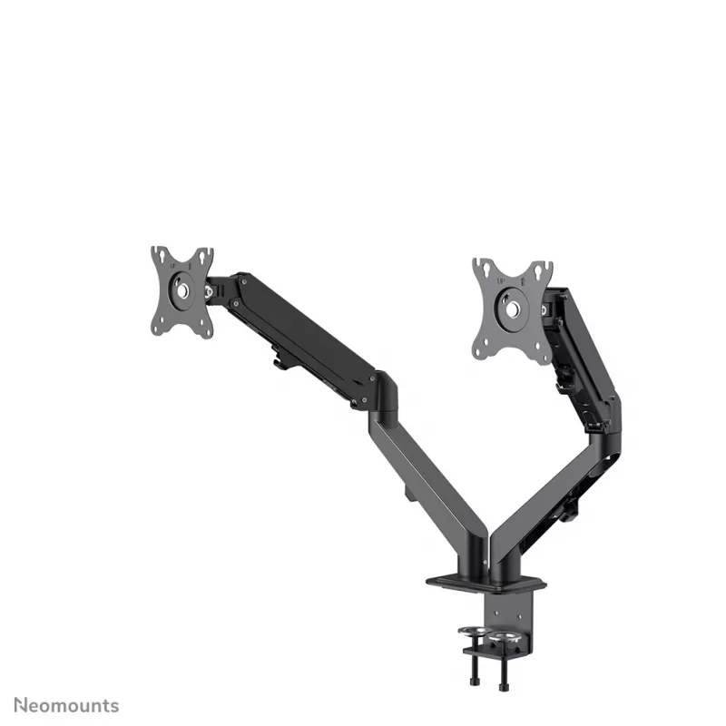 Brazo para monitor Neomounts DS70-700BL2 17-27 inch - gas, soporte de pinza, 7 kg, 43,2 cm (17 inch), 68,6 cm (27 inch), 100 x 100 mm, negro