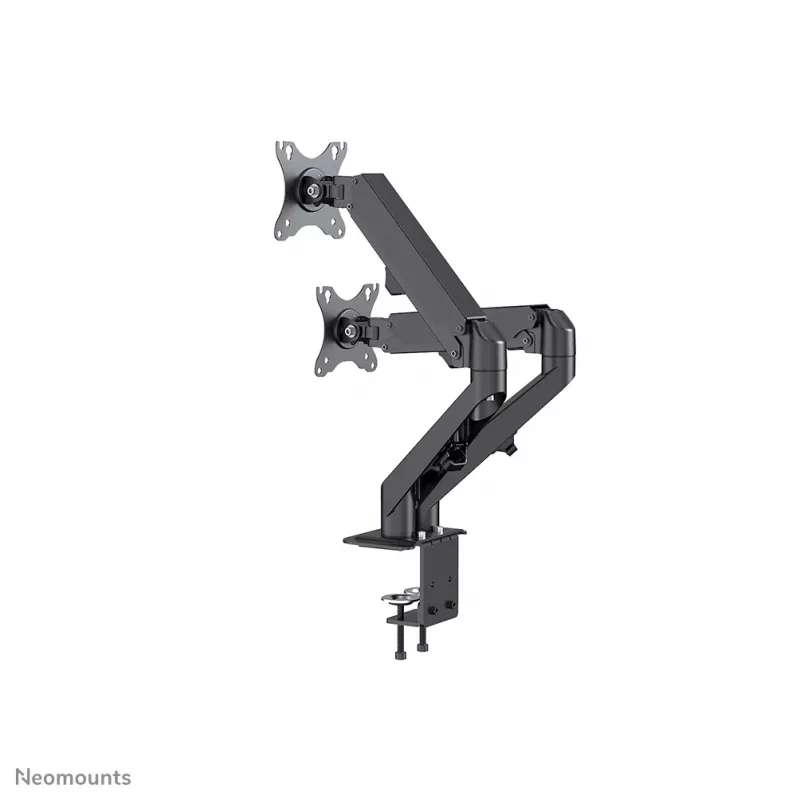 Brazo para monitor Neomounts DS70-700BL2 17-27 inch - gas, soporte de pinza, 7 kg, 43,2 cm (17 inch), 68,6 cm (27 inch), 100 x 100 mm, negro