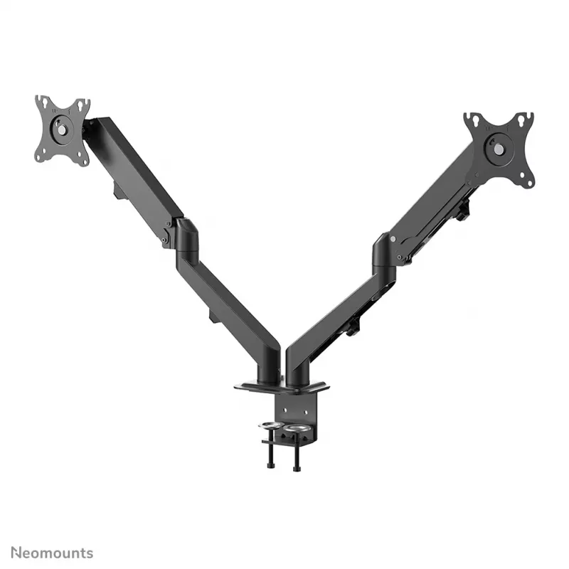 Brazo para monitor Neomounts DS70-700BL2 17-27 inch - gas, soporte de pinza, 7 kg, 43,2 cm (17 inch), 68,6 cm (27 inch), 100 x 100 mm, negro