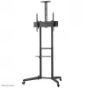 Carro para TV Neomounts FL50-550BL1 37-70 inch, negro, soporte de suelo portátil, acero inoxidable, 50 kg, 94 cm (37 inch), 177,8 cm (70 inch)