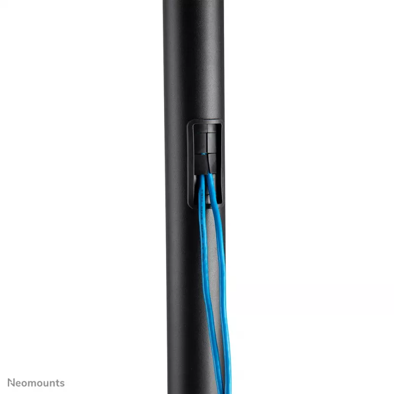 Carro para TV Neomounts FL50-550BL1 37-70 inch, negro, soporte de suelo portátil, acero inoxidable, 50 kg, 94 cm (37 inch), 177,8 cm (70 inch)