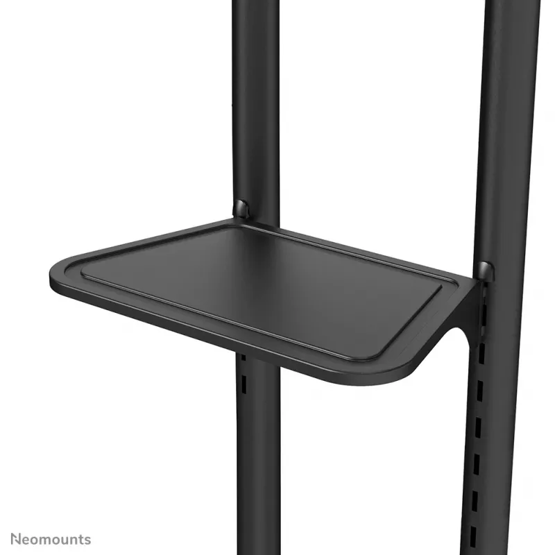 Carro para TV Neomounts FL50-550BL1 37-70 inch, negro, soporte de suelo portátil, acero inoxidable, 50 kg, 94 cm (37 inch), 177,8 cm (70 inch)