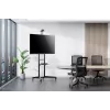 Carro para TV Neomounts FL50-550BL1 37-70 inch, negro, soporte de suelo portátil, acero inoxidable, 50 kg, 94 cm (37 inch), 177,8 cm (70 inch)