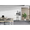 Carro para TV Neomounts FL50-550BL1 37-70 inch, negro, soporte de suelo portátil, acero inoxidable, 50 kg, 94 cm (37 inch), 177,8 cm (70 inch)