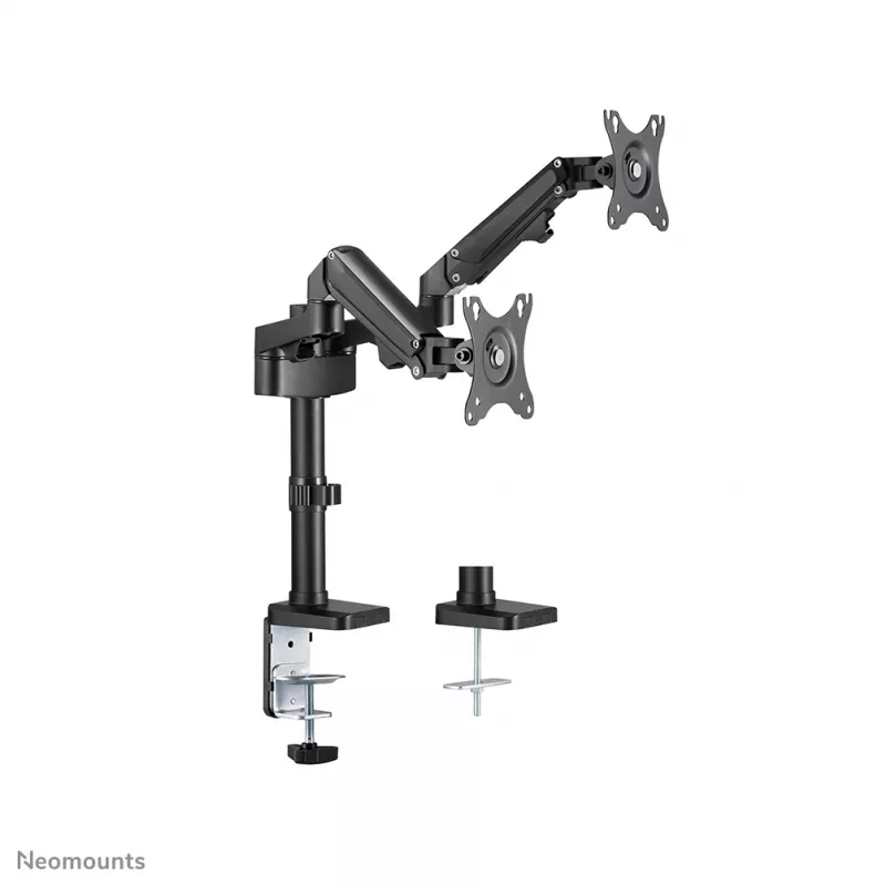 Soporte para monitor Neomounts DS70-750BL2 17-27 inch - gas, pinza/pasacables de mesa, 7 kg, 43,2 cm (17 inch), 68,6 cm (27 inch), 100 x 100 mm, negro