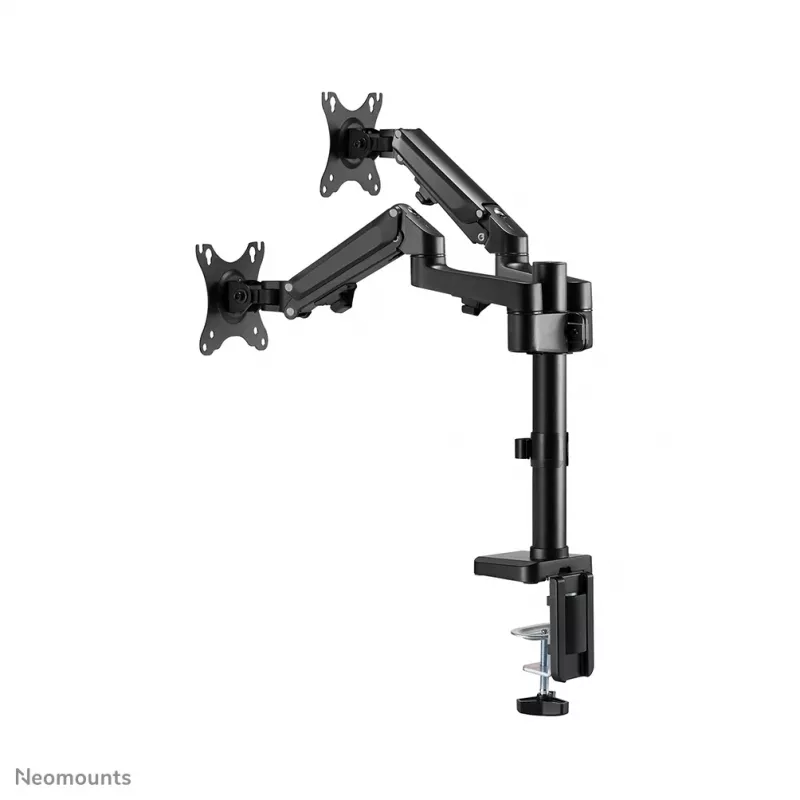 Soporte para monitor Neomounts DS70-750BL2 17-27 inch - gas, pinza/pasacables de mesa, 7 kg, 43,2 cm (17 inch), 68,6 cm (27 inch), 100 x 100 mm, negro