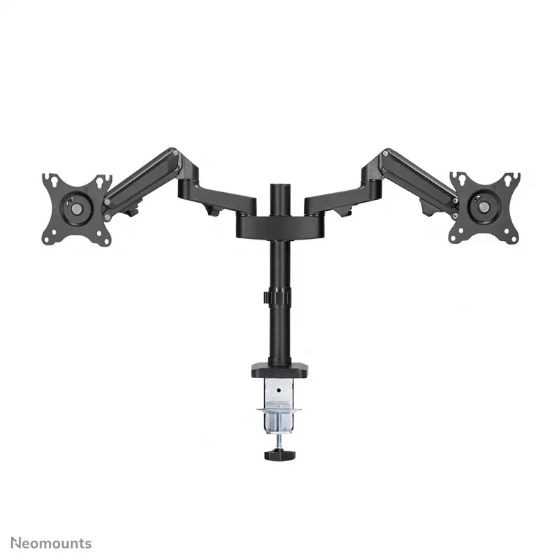 Soporte para monitor Neomounts DS70-750BL2 17-27 inch - gas, pinza/pasacables de mesa, 7 kg, 43,2 cm (17 inch), 68,6 cm (27 inch), 100 x 100 mm, negro