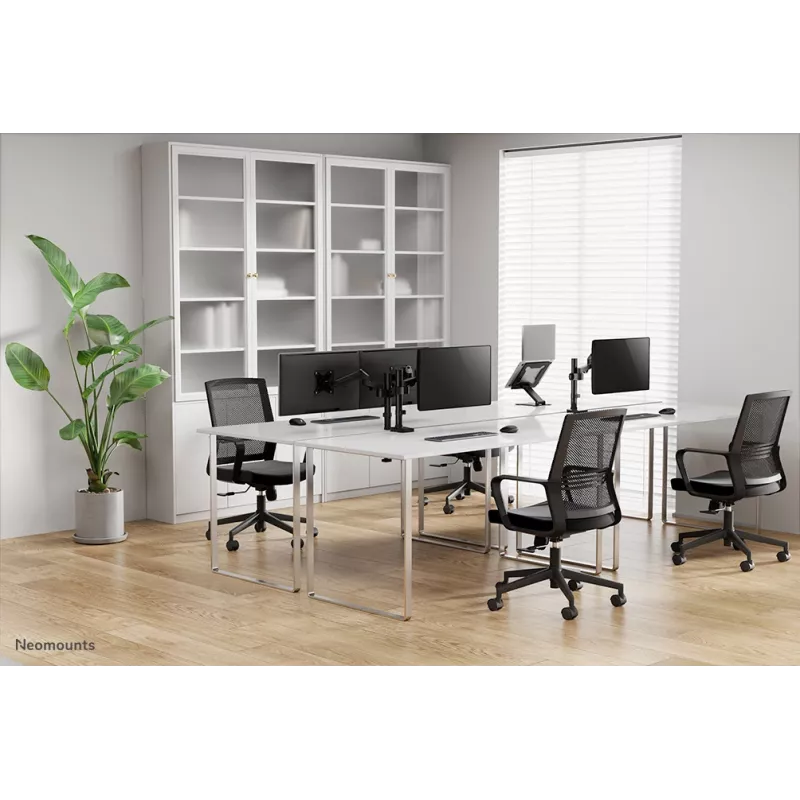 Soporte para monitor Neomounts DS70-750BL2 17-27 inch - gas, pinza/pasacables de mesa, 7 kg, 43,2 cm (17 inch), 68,6 cm (27 inch), 100 x 100 mm, negro