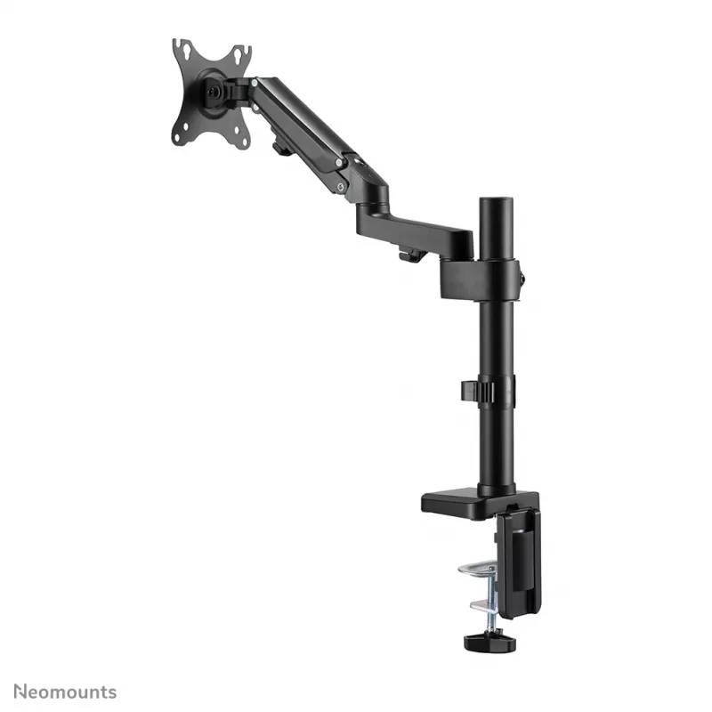 Brazo para monitor Neomounts DS70-750BL1 17-27 inch - gas, pinza de mesa/pasacables de mesa, 7 kg, 43,2 cm (17 inch), 68,6 cm (27 inch), 100 x 100 mm, negro