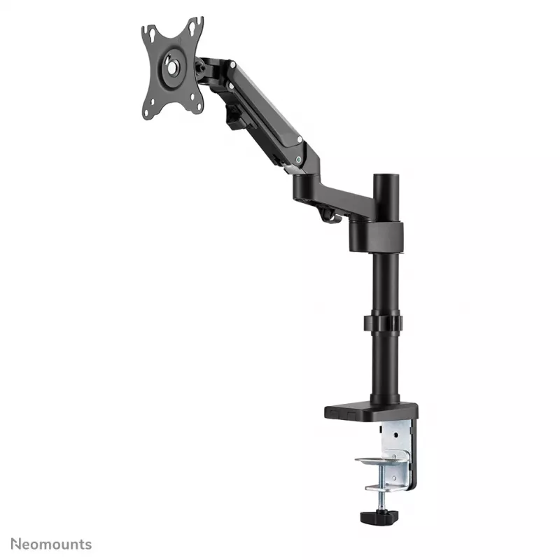 Brazo para monitor Neomounts DS70-750BL1 17-27 inch - gas, pinza de mesa/pasacables de mesa, 7 kg, 43,2 cm (17 inch), 68,6 cm (27 inch), 100 x 100 mm, negro