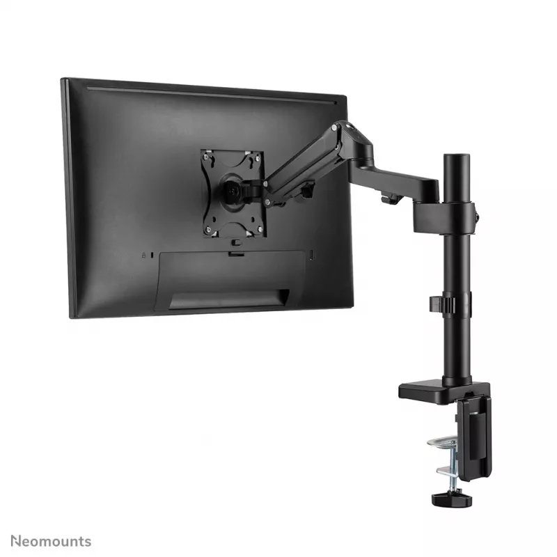 Brazo para monitor Neomounts DS70-750BL1 17-27 inch - gas, pinza de mesa/pasacables de mesa, 7 kg, 43,2 cm (17 inch), 68,6 cm (27 inch), 100 x 100 mm, negro