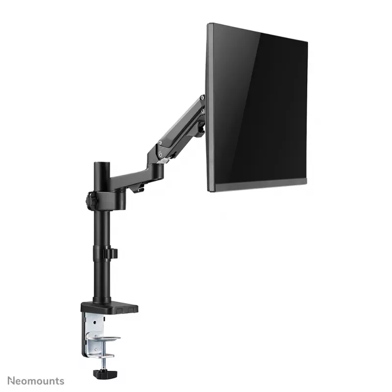 Brazo para monitor Neomounts DS70-750BL1 17-27 inch - gas, pinza de mesa/pasacables de mesa, 7 kg, 43,2 cm (17 inch), 68,6 cm (27 inch), 100 x 100 mm, negro