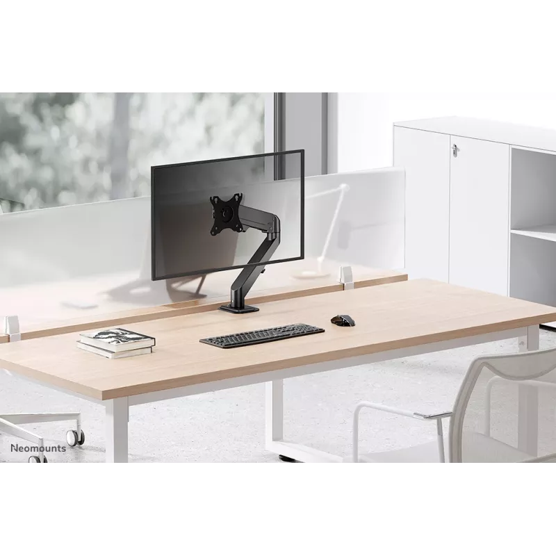 Soporte para monitor Neomounts DS70-700BL1 17-27 inch - gas, pinza, 7 kg, 43,2 cm (17 inch), 68,6 cm (27 inch), 100 x 100 mm, negro