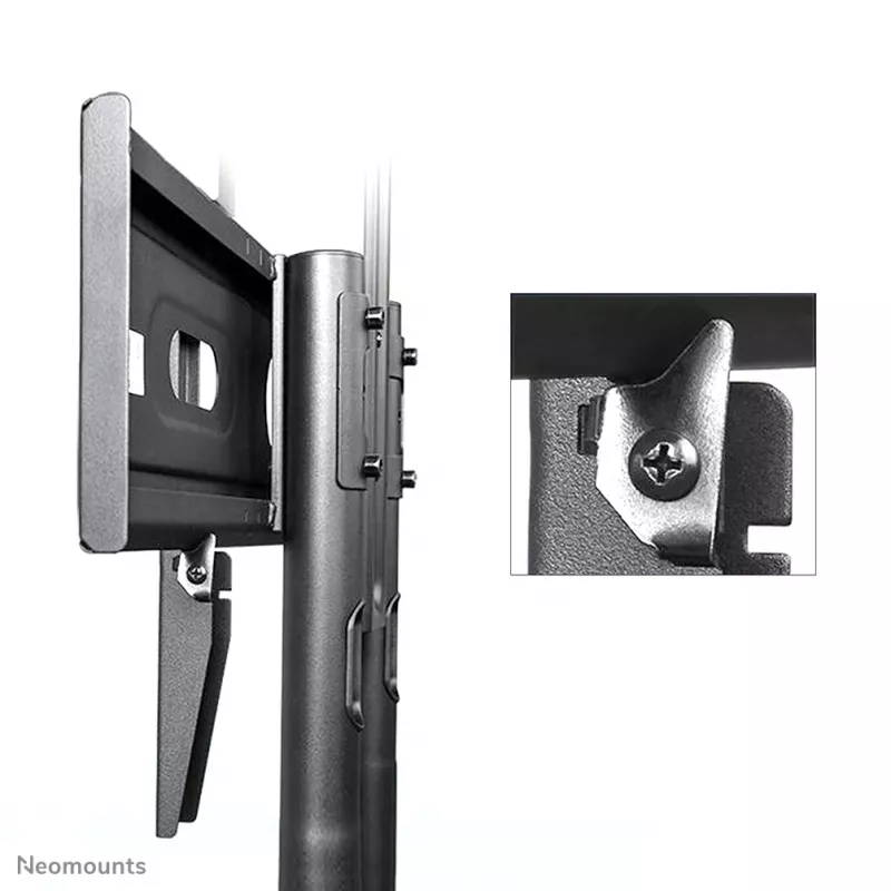 Carro para TV Neomounts NM-M1700 negro 32-75 inch, negro, soporte de suelo fijo, acero, 50 kg, 81,3 cm (32 inch), 190,5 cm (75 inch)