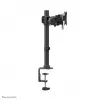 Brazo para monitor Neomounts FPMA-DCB100D negro 10-27 inch, pinza/pasacables de mesa, 10 kg, 25,4 cm (10 inch), 68,6 cm (27 inch), 100 x 100 mm, negro