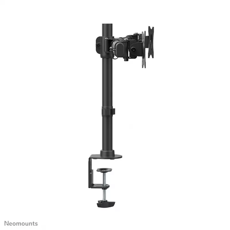 Brazo para monitor Neomounts FPMA-DCB100D negro 10-27 inch, pinza/pasacables de mesa, 10 kg, 25,4 cm (10 inch), 68,6 cm (27 inch), 100 x 100 mm, negro