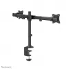 Brazo para monitor Neomounts FPMA-DCB100D negro 10-27 inch, pinza/pasacables de mesa, 10 kg, 25,4 cm (10 inch), 68,6 cm (27 inch), 100 x 100 mm, negro