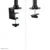 Brazo para monitor Neomounts FPMA-DCB100D negro 10-27 inch, pinza/pasacables de mesa, 10 kg, 25,4 cm (10 inch), 68,6 cm (27 inch), 100 x 100 mm, negro